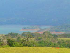 Here's a view of Lake Arenal from one of the El Bosque lots. 